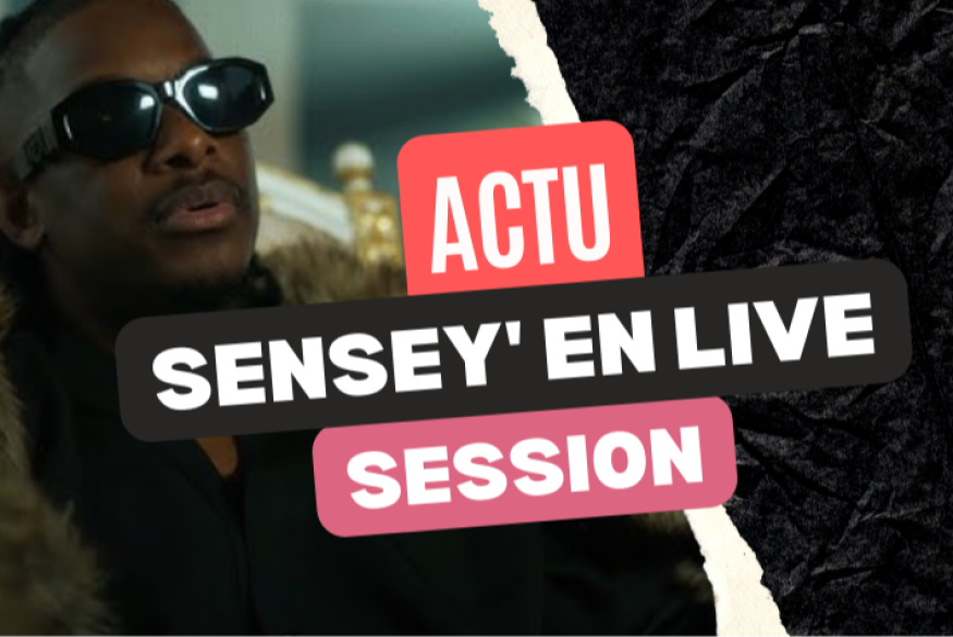 SenSey' en live session devant la Tour Eiffel
