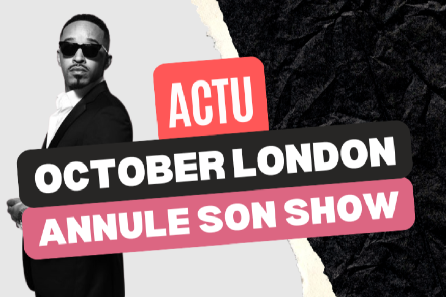 Le show d'October London à Paris est annulé